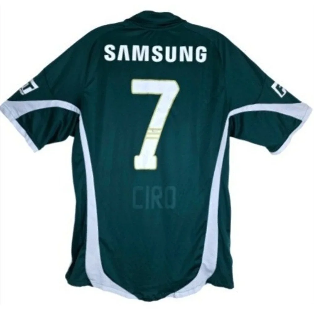 Adidas Palmeiras Soccer Jersey Mens Medium Green Samsung Ciro 7 Brazil